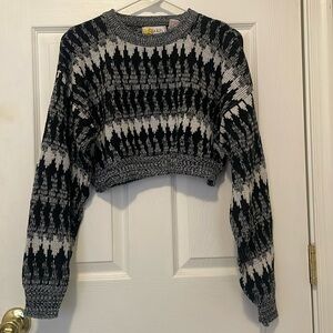 Cropped Holiday Sweater